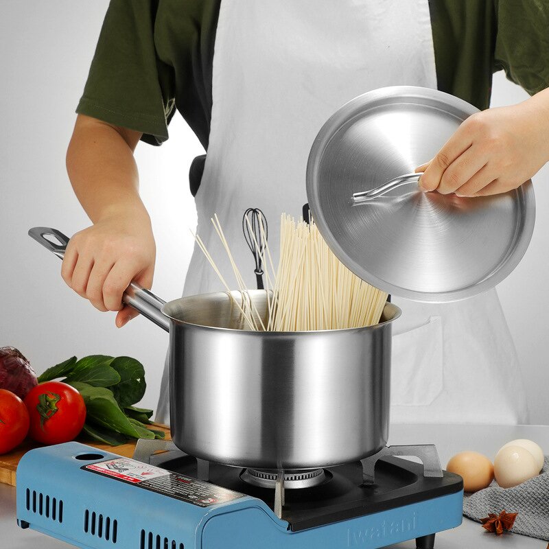 Cooking Pot Set Manufacturer - Stainless Steel Kitchenware Chef Hotpot Sauce Soup & Stock Pots