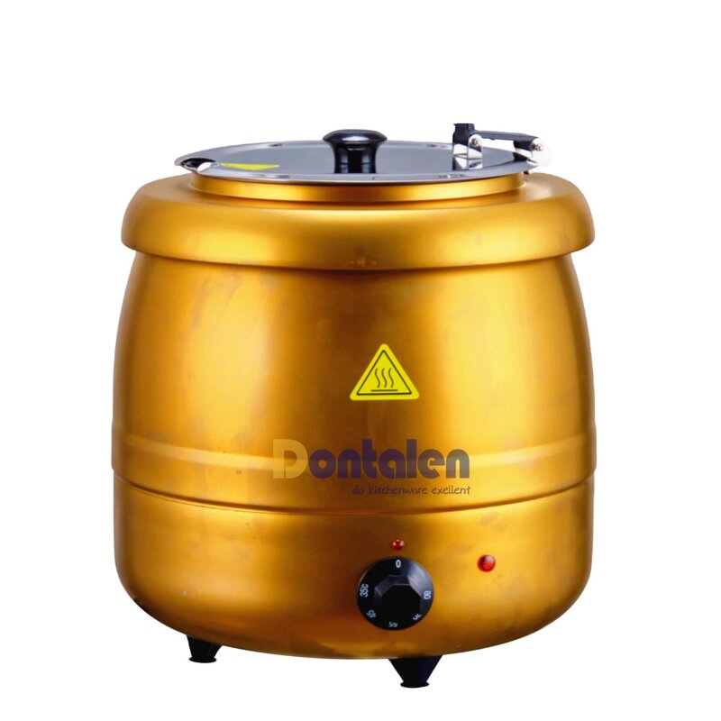 Soup Kettle Manufacturer - Dontalen 13L Stainless Steel Electric CE Heating Food Warmer