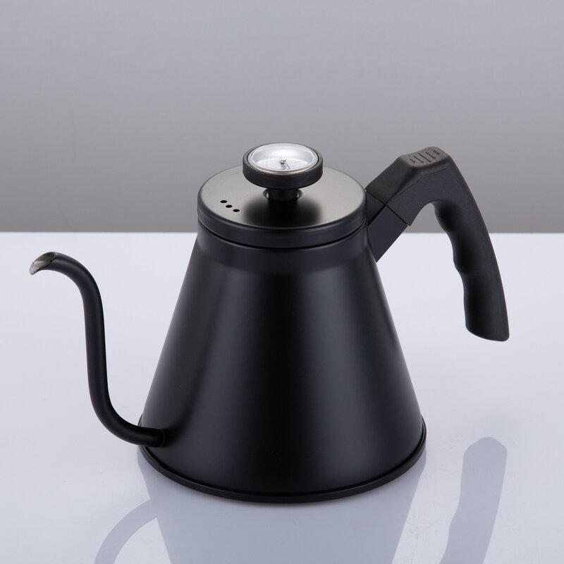 Coffee Kettle Manufacturer - Factory Sale 800ML 304 Stainless Steel Matte Black Cold Brew