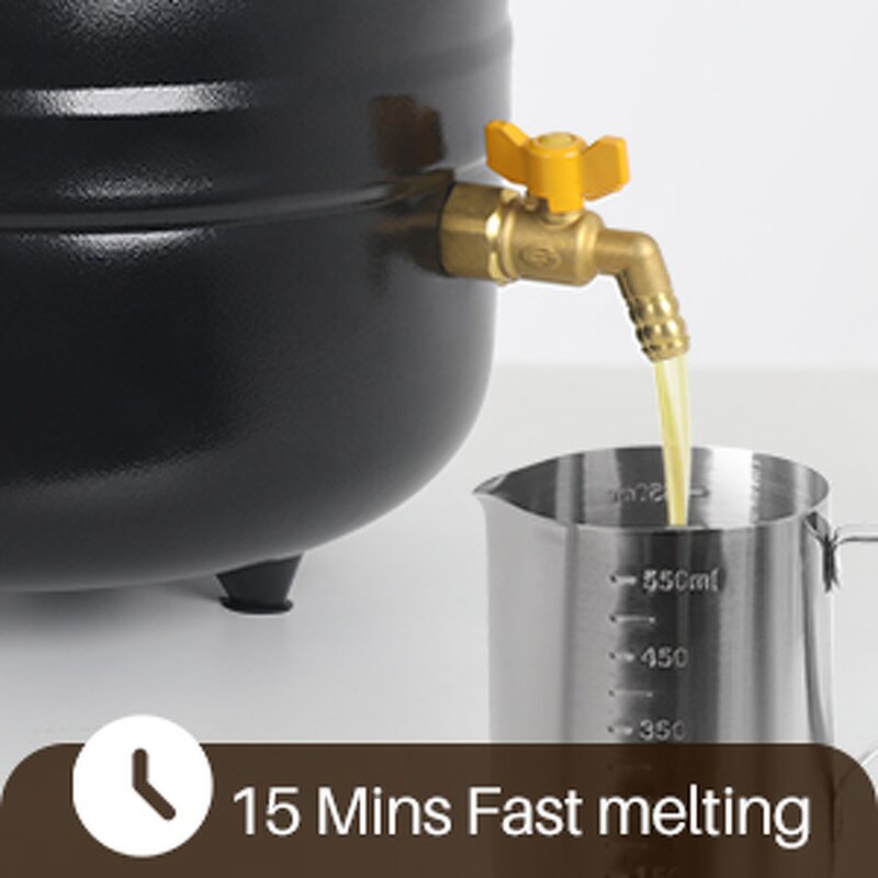 Wax Melter Manufacturer - Black Electric Candle Wax Melting Pot Wholesale