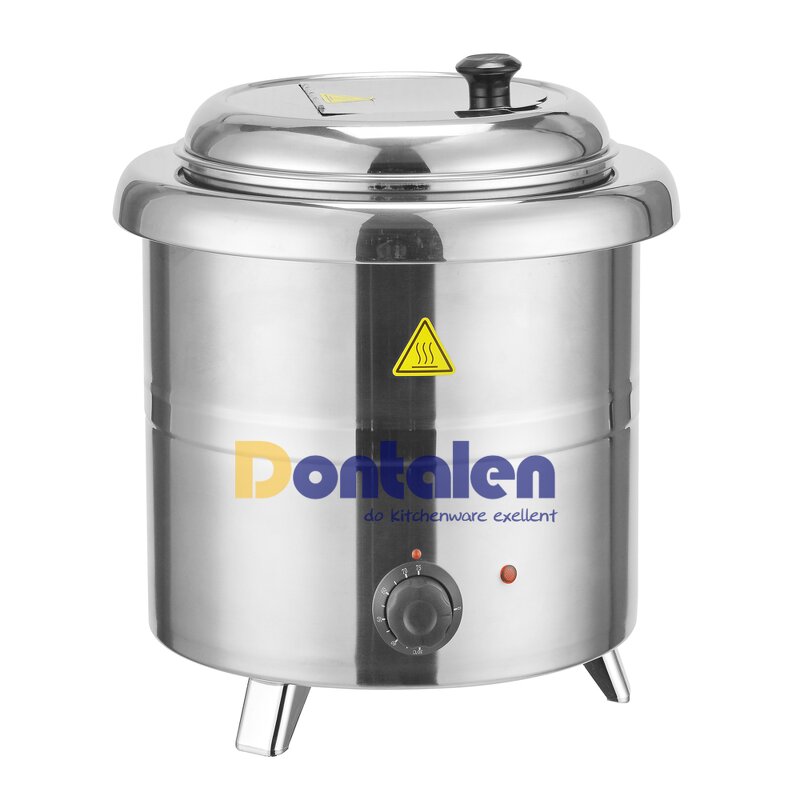 Soup Kettle Manufacturer - Dontalen 13L Stainless Steel Electric CE Heating Food Warmer