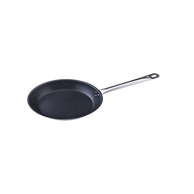 Frying Pan Manufacturer - Black Deep Fry Non Stick Stainless Steel Induction Cooking Pot Sets