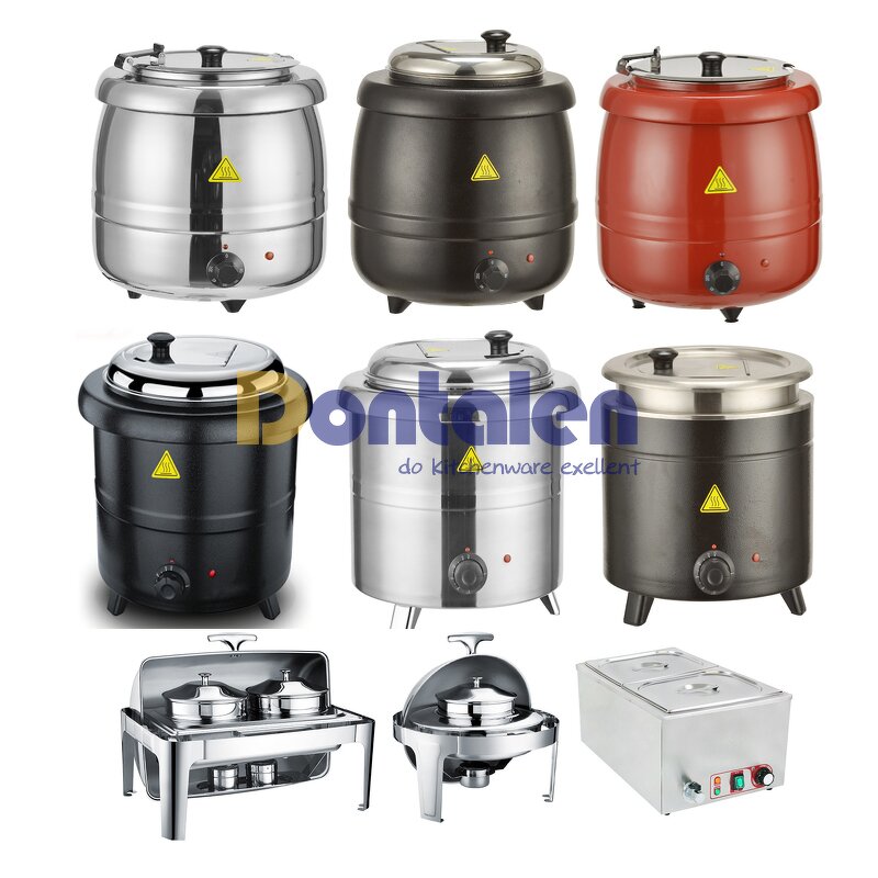 Soup Kettle Manufacturer - Hot Sale Electric Gold 10L Stainless Steel 400W Soup Warmer