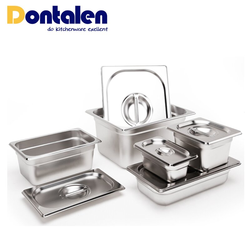GN Pan Manufacturer - Restaurant All Size Stainless Steel Food Storage Container Gastronorm