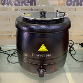 Soup Kettle Manufacturer - DONTALEN 10L/13L Black Stainless Steel Electric 400W CE