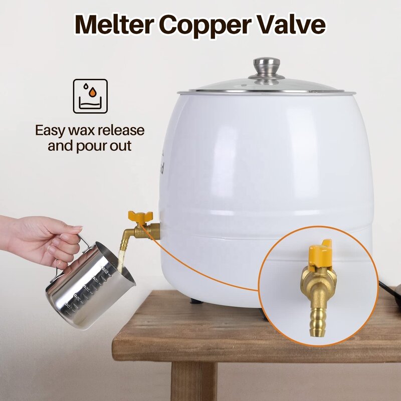 Wax Melter Machine Manufacturer - Dontalen 10L Electric White Stainless Steel