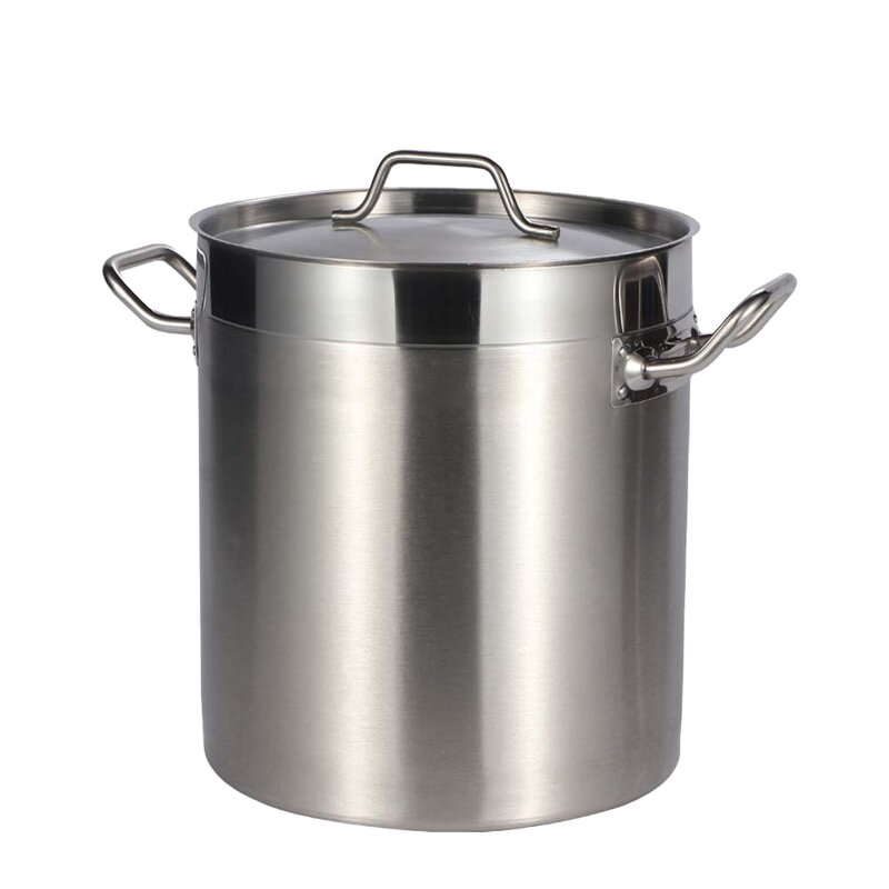 Stock Pots Manufacturer - Stainless Steel Satin Body Large Commercial Induction Heavy Duty