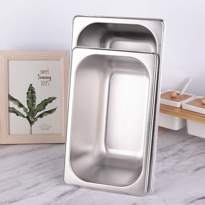 GN Pan Manufacturer - Hotel Commercial Catering Stainless Steel Serving Tray Food Storage