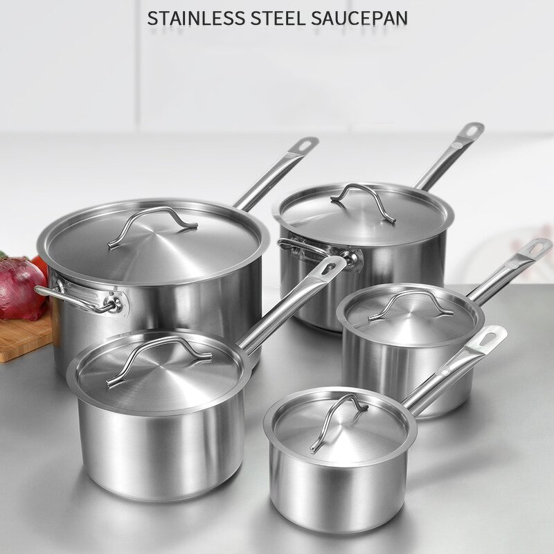 Cooking Pot Set Manufacturer - Stainless Steel Kitchenware Chef Hotpot Sauce Soup & Stock Pots