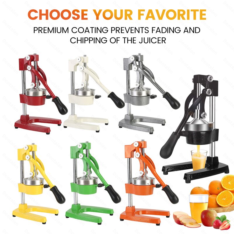 Juicer Manufacturer - 2025 New Style Manual Hand Stainless Steel Lemon Squeezer Multi-Function