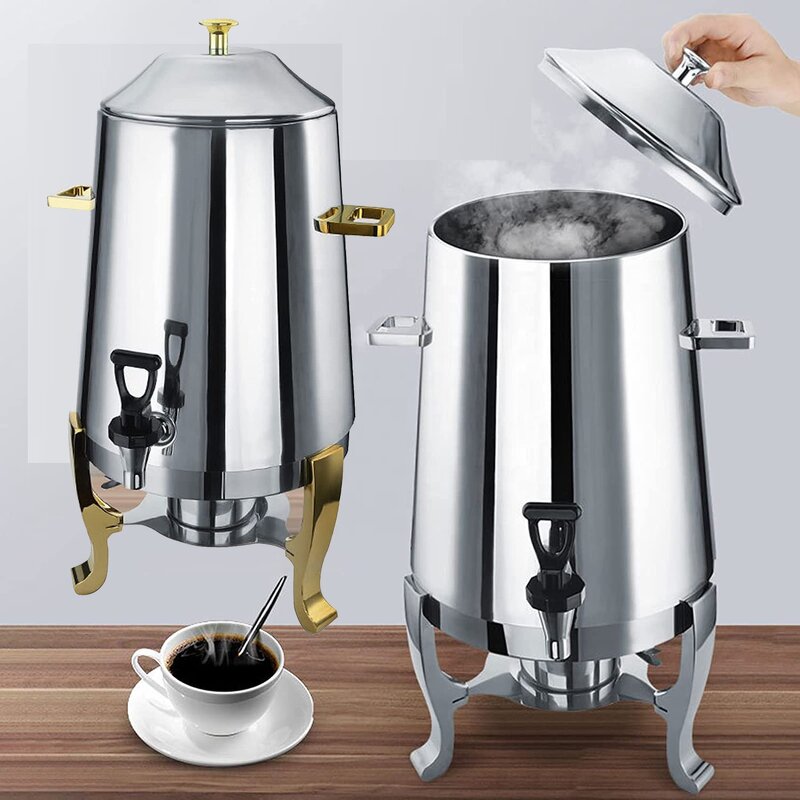 Coffee Urn Manufacturer - Hotel Stainless Steel 13L Hot Tea Coffee Large Capacity Warmer