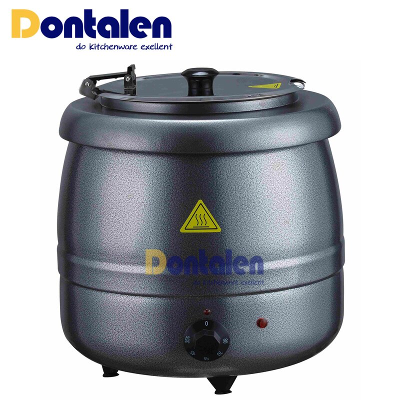 Soup Kettle Manufacturer - Dontalen Stainless Steel 10L Buffet Electric Heating for Hotel