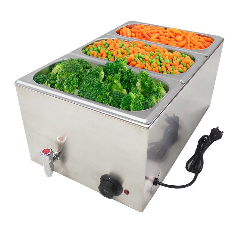Food Warmer Manufacturer - Hot Sale Stainless Steel Electric Buffet GN Pan Bain Marie