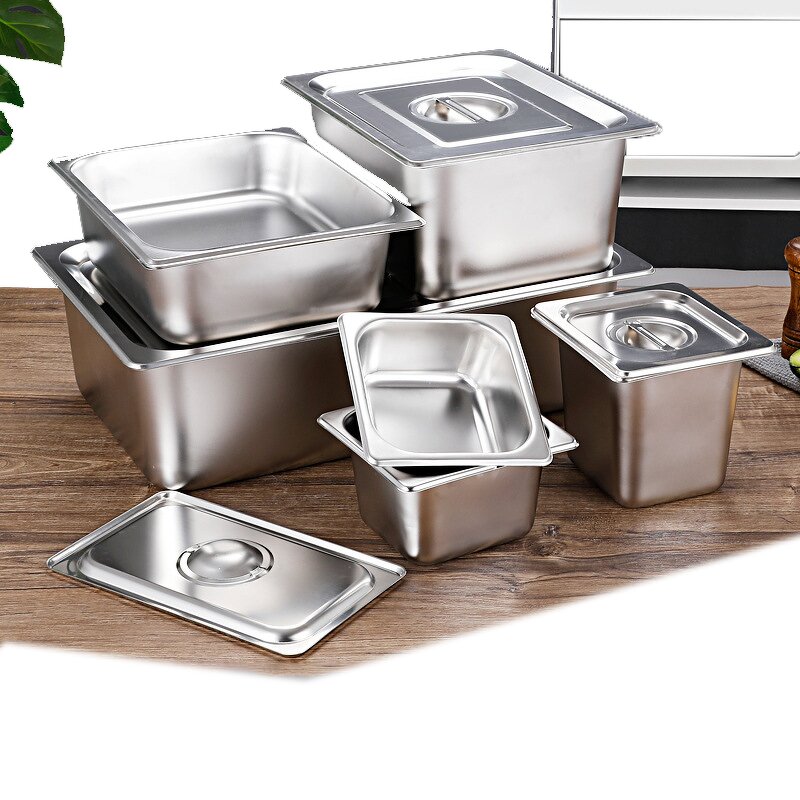 GN Pan Manufacturer - Hotel Commercial Catering Stainless Steel Serving Tray Food Storage