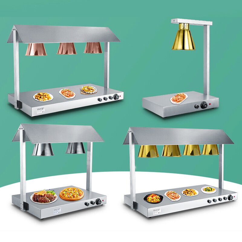 Food Warmers Manufacturer - Commercial Electric Buffet Countertop 250w Infrared Heating Lamp