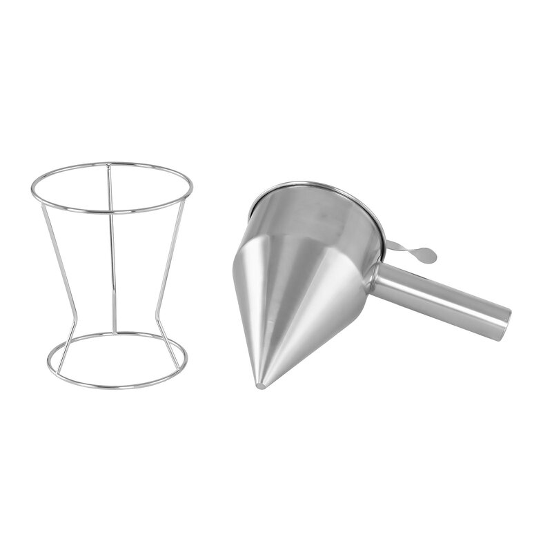 Funnel Manufacturer - Top Selling Round Mouth Stainless Steel Liquid Pouring Separatory