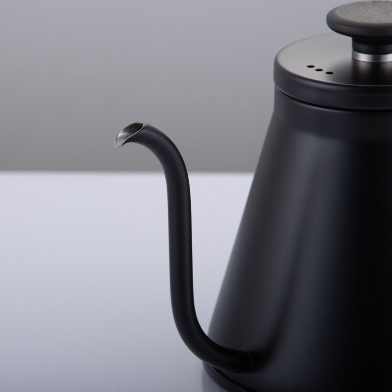 Coffee Kettle Manufacturer - Factory Sale 800ML 304 Stainless Steel Matte Black Cold Brew