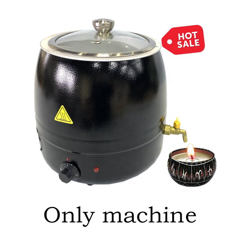 Wax Melter Machine Manufacturer - Black Stainless Steel Electric Candle Body Maker