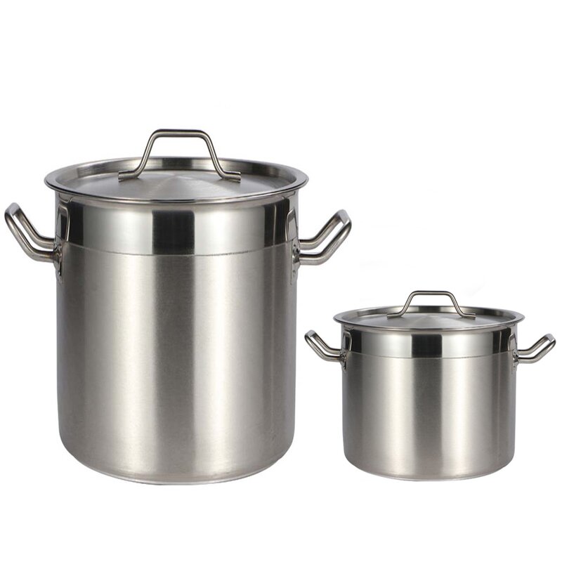 Stock Pots Manufacturer - Dontalen 50L 0.8mm Aluminum Polished Deep Soup and