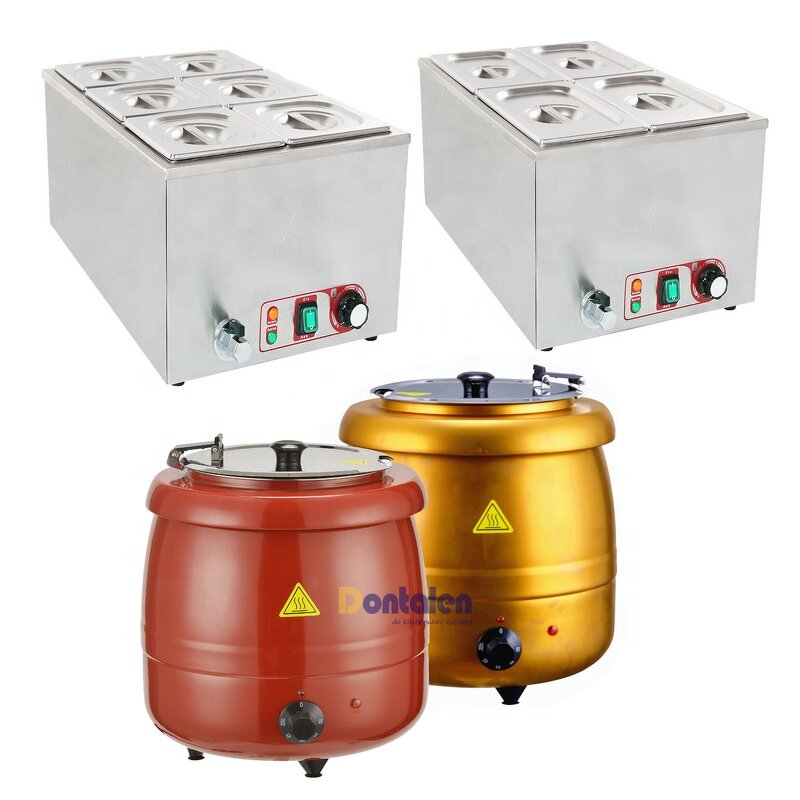 Bain Marie Manufacturer - Good Quality Stainless Steel Counter Top for Buffet Food Warmer