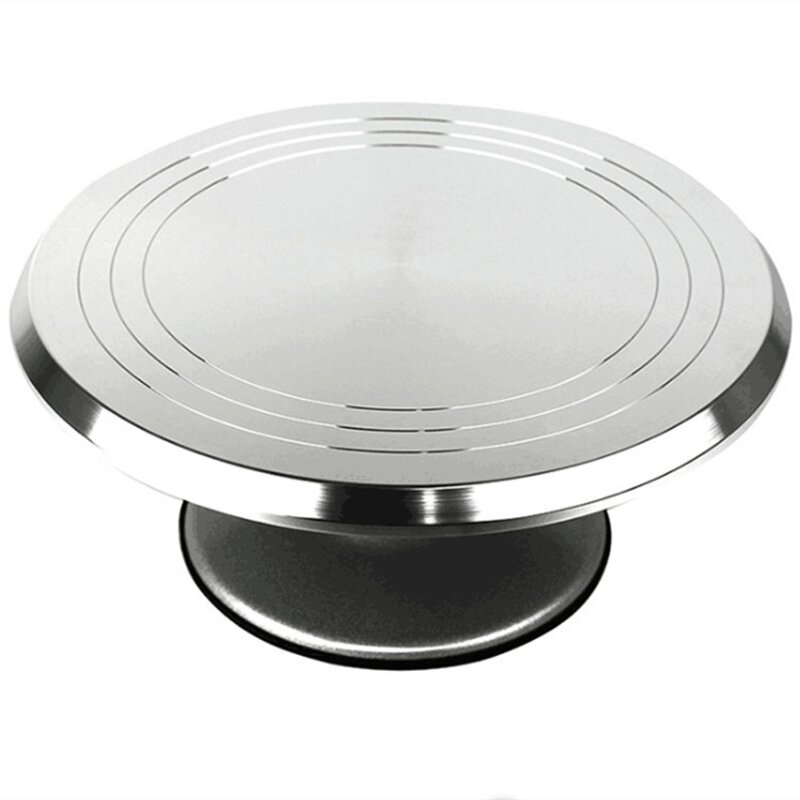 Cake Turntable Manufacturer - Factory Price Metal Flat Tilting Rotating Non-Slip Eco-Friendly