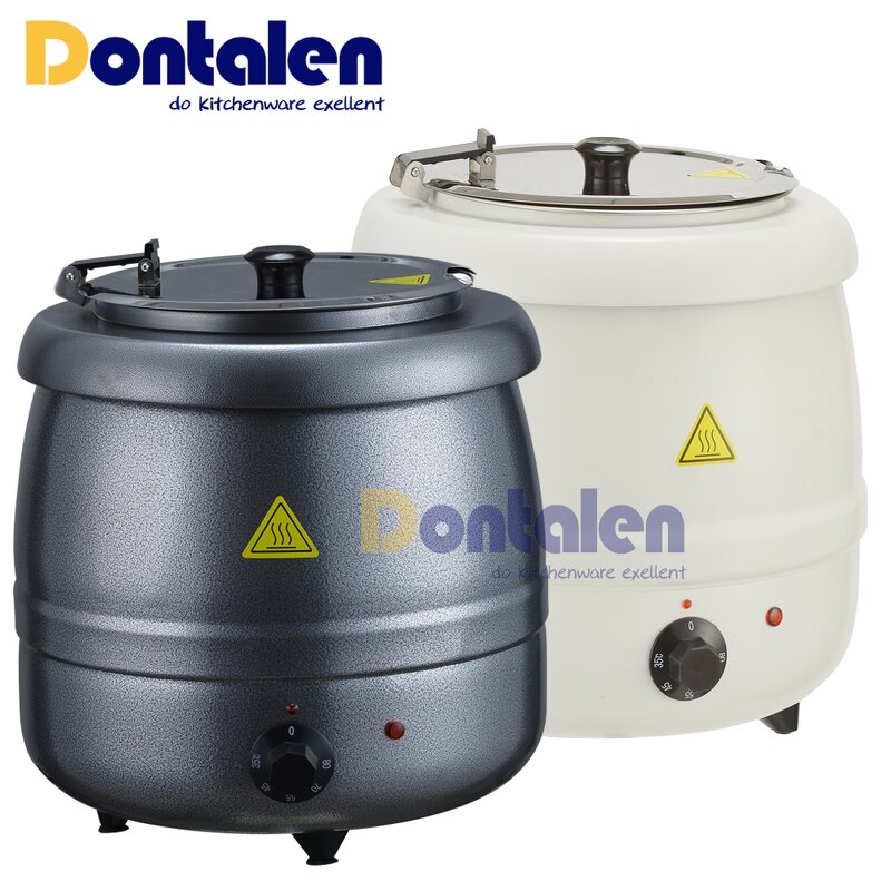 Soup Kettle Manufacturer - Newest 10L Easy Clean Stainless Steel Buffet Electric Heating