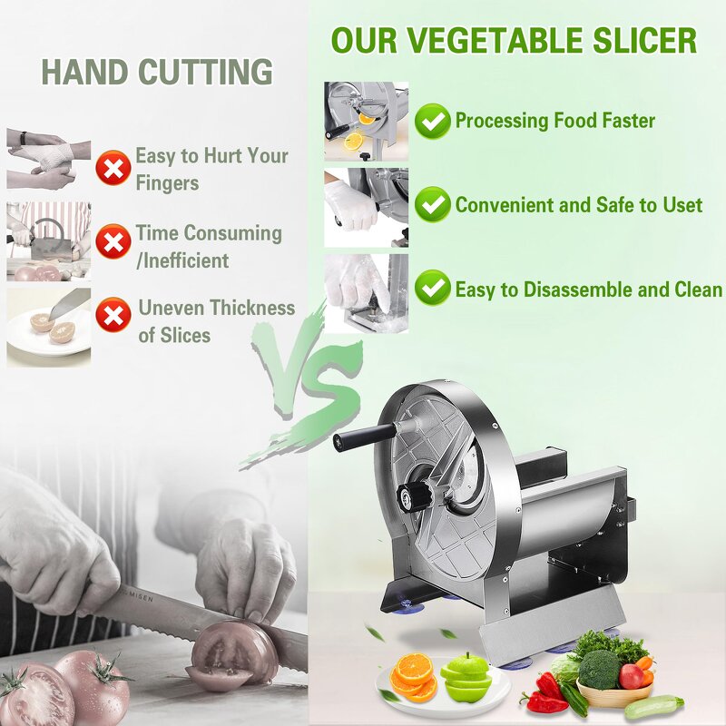 Vegetable Slicer Manufacturer - Professional Manual Multifunctional Efficiency Commercial Fruits