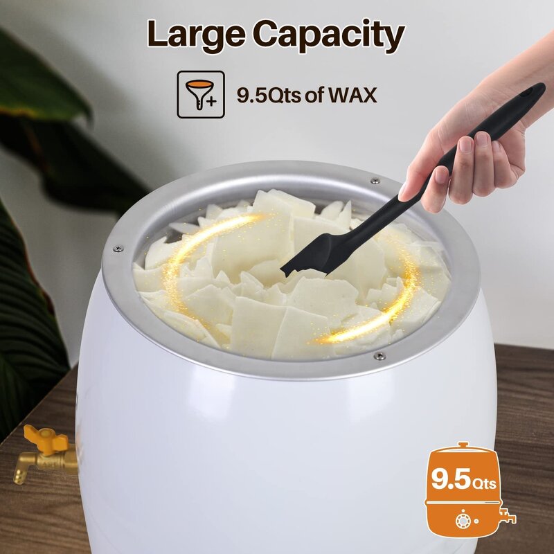 Wax Melter Machine Manufacturer - Dontalen 10L Electric White Stainless Steel