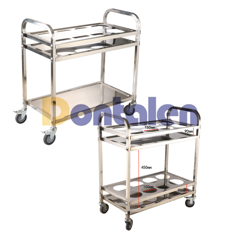 Kitchen Trolley Manufacturer - Dontalen Commercial Hotel Stainless Steel Cart Restaurant Seasoner