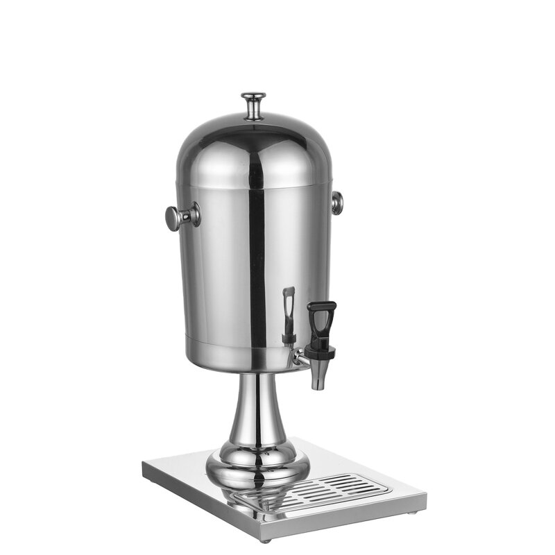 Beverage Dispenser Manufacturer - Deluxe 8QT Stainless Steel Milk Coffee Urn for Buffet