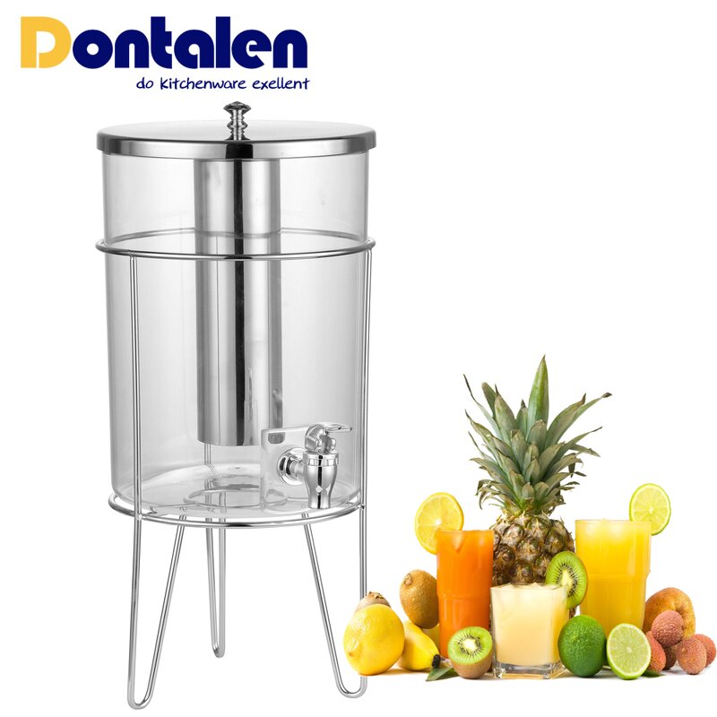 Juice Dispenser Manufacturer - Deluxe 8L Stainless Steel Buffet Beverage Dispenser