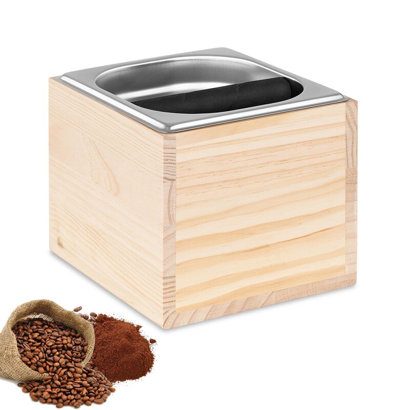 Knock Box Manufacturer - Barista Tool Stainless Steel Espresso Large Grind Grounds Drawer