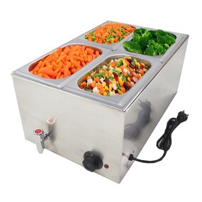 Food Warmer Manufacturer - Commercial Stainless Steel Table Top Electric Hot Counter Bain Marie