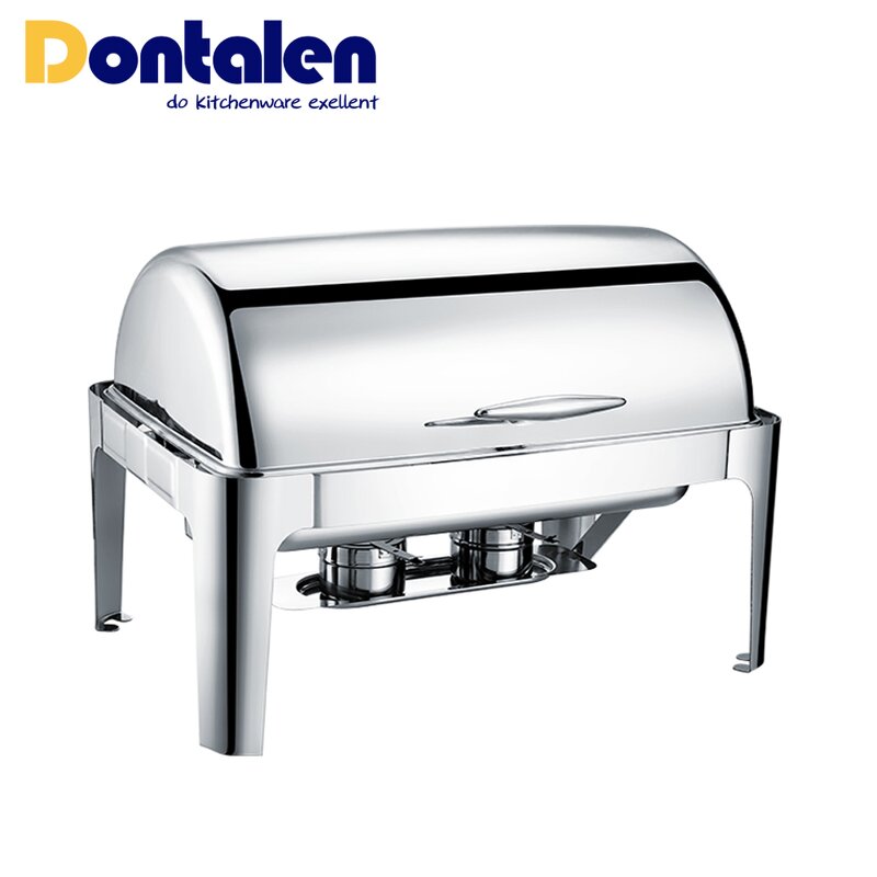 Chafing Dish Manufacturer - Best Price Electric 9L Oblong Economic Stainless Steel Buffet