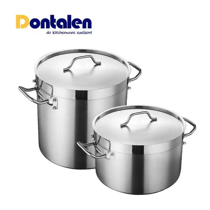 Stock Pots Manufacturer - Factory Price Sandwich Type Bottom Stainless Steel for Home Restaurant