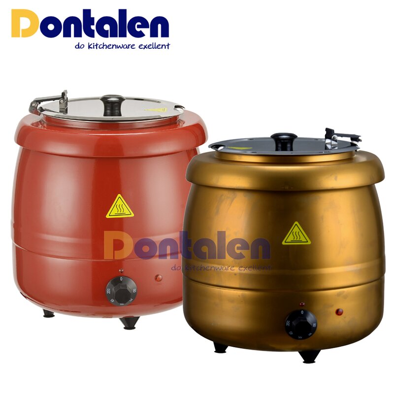 Soup Kettle Manufacturer - Newest 10L Easy Clean Stainless Steel Buffet Electric Heating