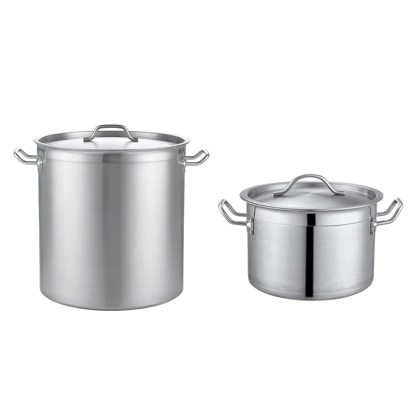 Stock Pot Manufacturer - Dontalen 24L 0.8mm Sandwich Type Bottom Low Body