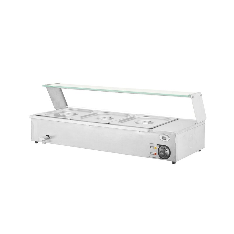 Bain Marie Manufacturer - Good Quality Stainless Steel Counter Top for Buffet Food Warmer