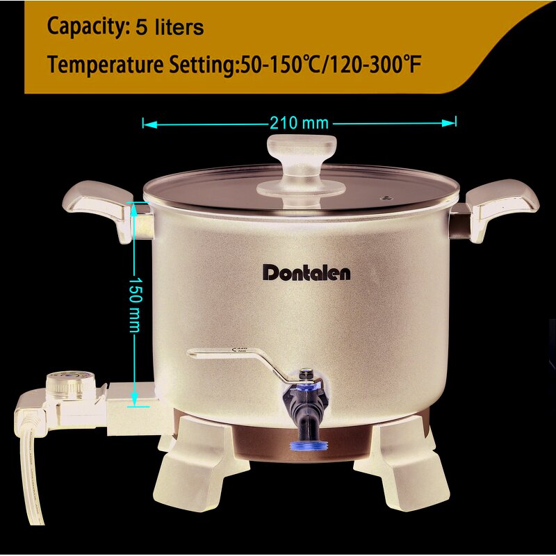 Candle Making Kit Manufacturer - Dontalen Small Size Stainless Steel Electric Melting