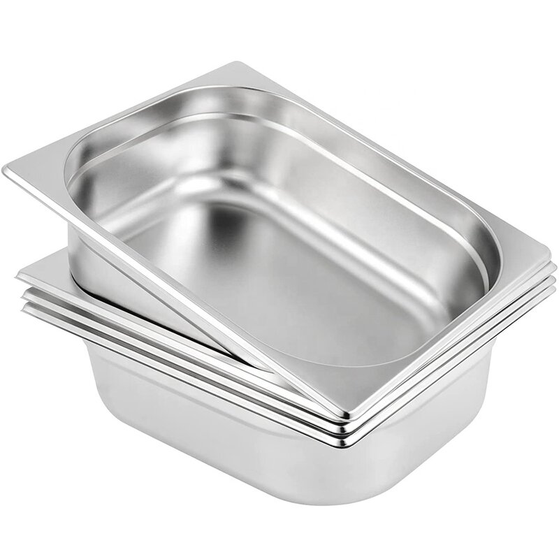 GN Food Pan Manufacturer - Food Standard Stainless Steel Full Sizes Steam Table Gastronorm