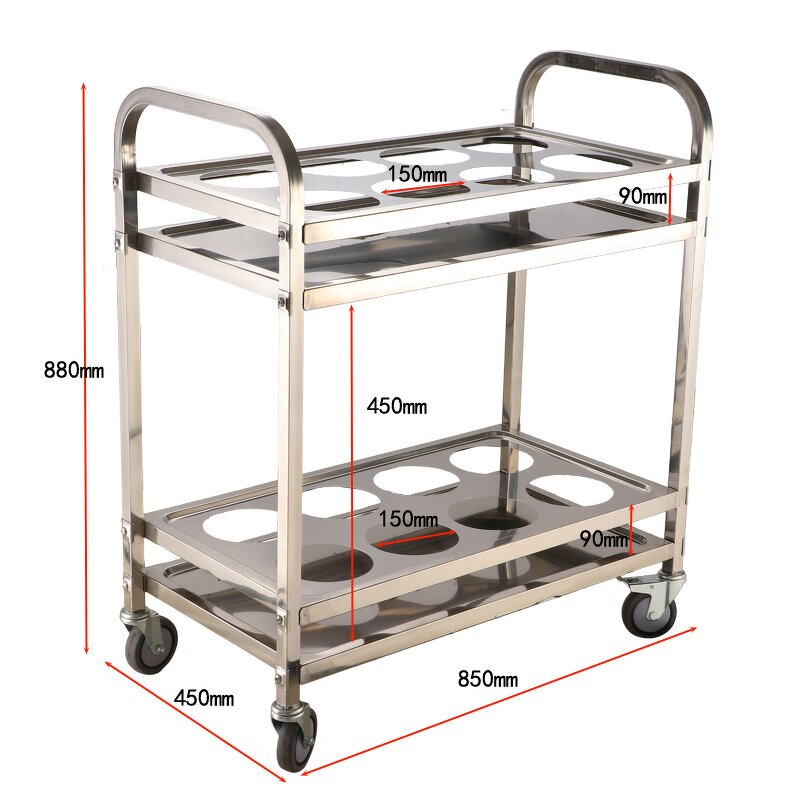 Kitchen Trolley Manufacturer - Dontalen Commercial Hotel Stainless Steel Cart Restaurant Seasoner