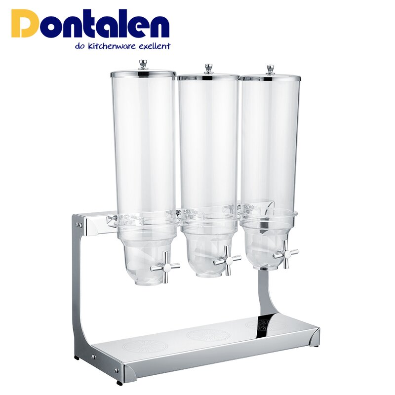 Food Dispenser Manufacturer - Hot Sale Buffet Single 3.5L Plastic Dry Wall Mounted Rice