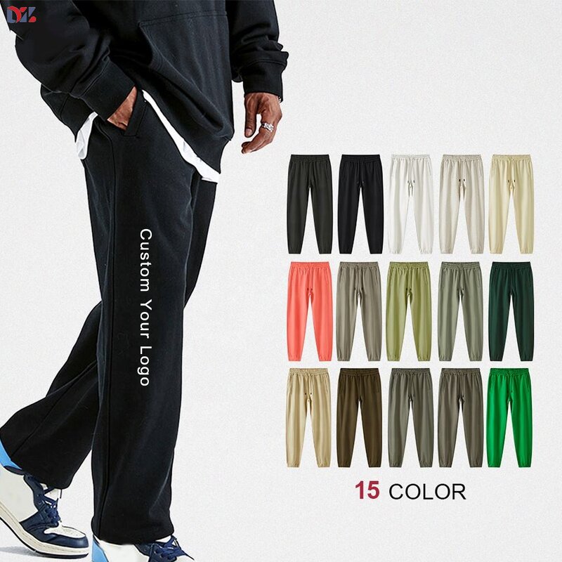 Men's Sweatpants Manufacturer - Wholesale 400gsm Heavyweight Thick Terry 100% Cotton Custom Pants