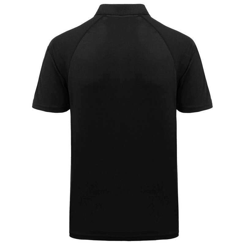 Men's Golf Polo Shirt Manufacturer - Custom Logo 100% Polyester Short Sleeve Button Athletic Tee