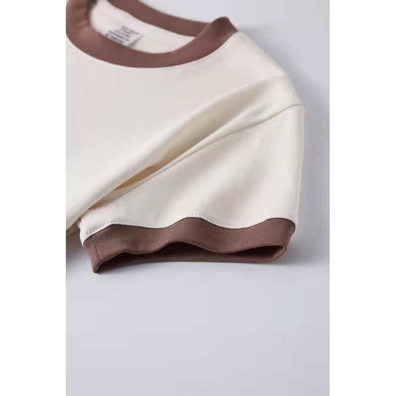 Women's Crop Top Manufacturer - Wholesale Casual Custom Logo Print Embroidery Spandex Blend T-Shirts