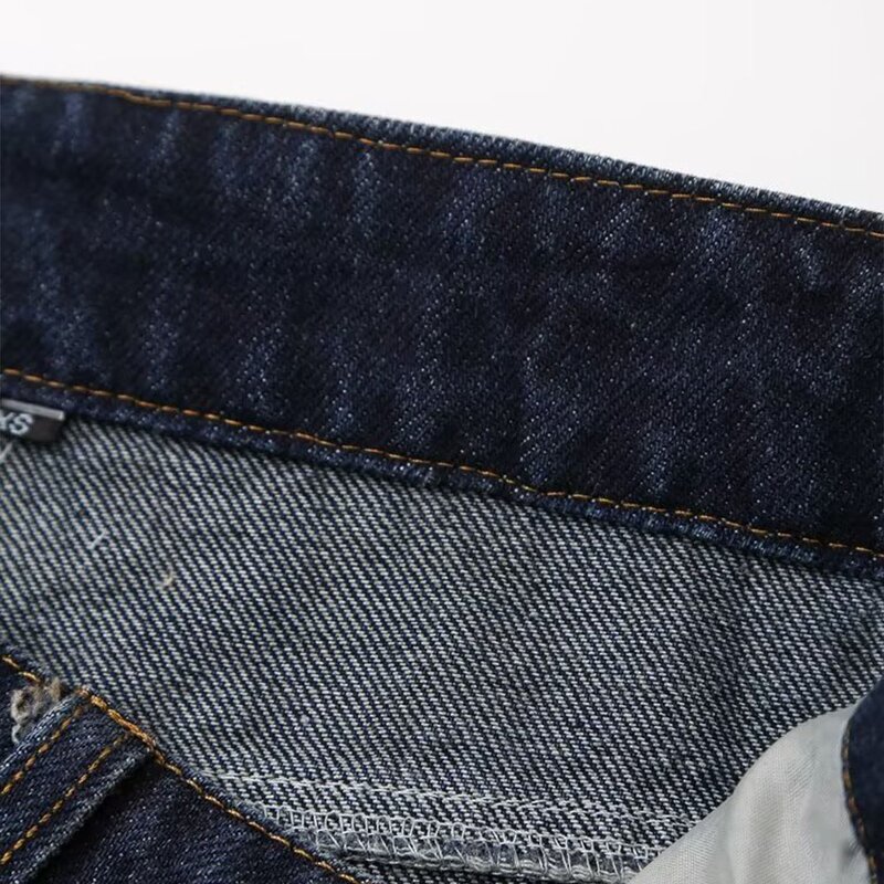 Women's Ankle Jeans Manufacturer - Autumn Breathable Straight Casual Washed Vintage High Waist Denim Pants