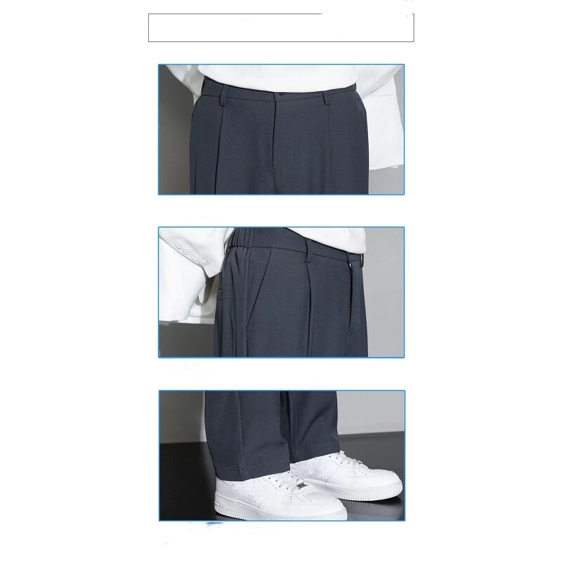 Men's Casual Trousers Manufacturer - Popular Various Mid Waist Comfortable Solid Color Custom Chinos Pants