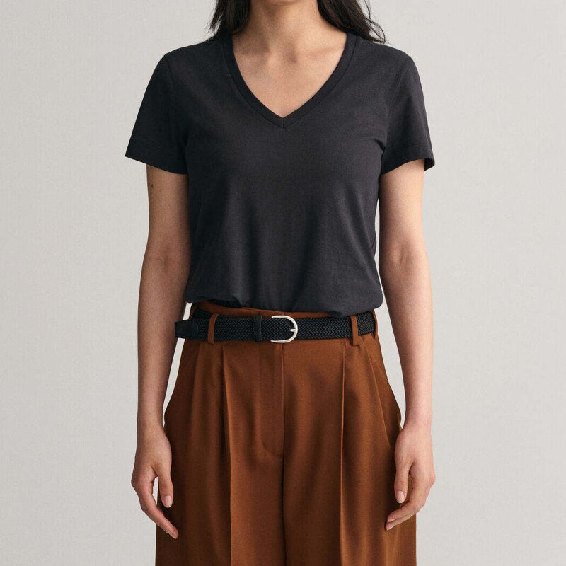 Women's Casual T-Shirt Manufacturer - High Quality 95% Cotton 5% Elastane Custom Printing Logo Short Sleeve Tee