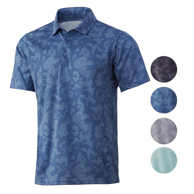Men's Golf T-Shirt Manufacturer - Quick Dry Breathable Anti-Wrinkle Spandex Polyester Knitted Henley