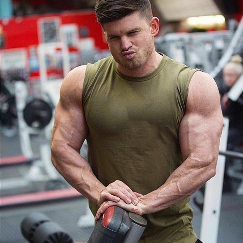 Men's Workout Tank Top Manufacturer - Summer Street Casual Breathable Seamless Plain Knitted Tee